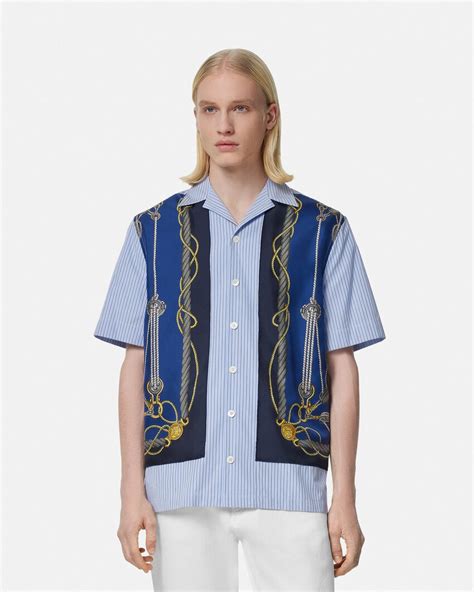 Versace Stripe Printed Shirt 